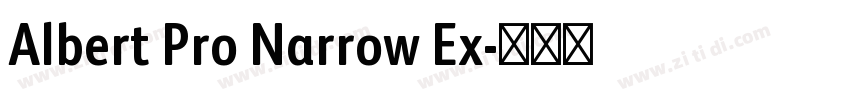 Albert Pro Narrow Ex字体转换 Albert Pro Narrow Ex字体转换